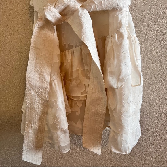 Veronica Beard Mahita Silk Blend Ruffle Dress Size 14 NWT - Picture 6 of 16